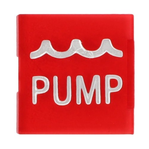 V32862300 Emblemat przycisku czerwony