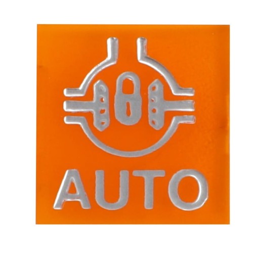 V32590610 Emblemat przycisku pomarańczowy