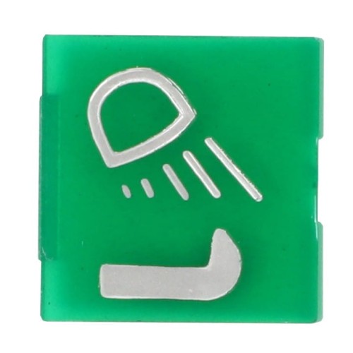 V36134700 Emblemat przycisku zielony