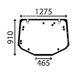 B72134 Szyba tylna