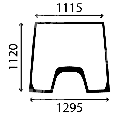 41/4000-81 Szyba przednia