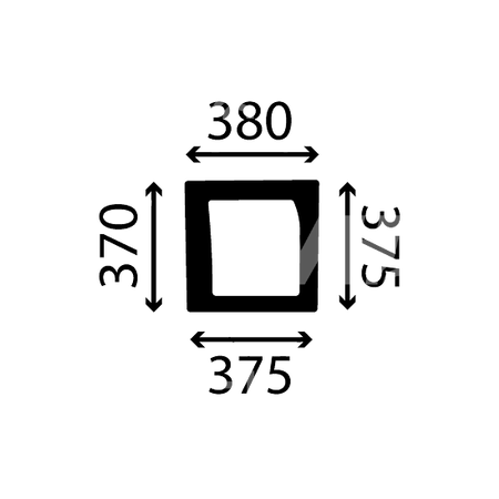 B85641 Szyba lewa dolna