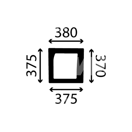 B85640 Szyba prawa dolna
