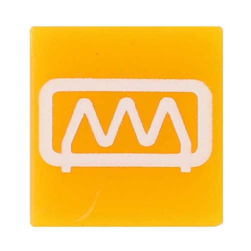 X830241314000 Emblemat, wkładka przełącznika podgrzewania szyby