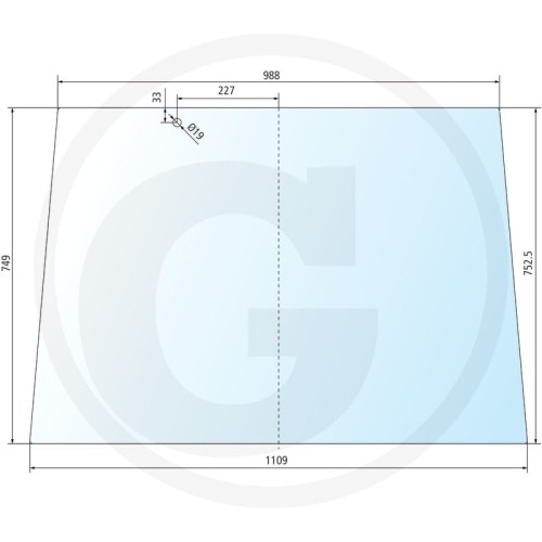 650885776 Szyba przednia