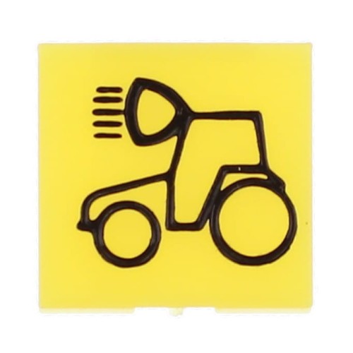 V35599600 Emblemat z symbolem żółty 