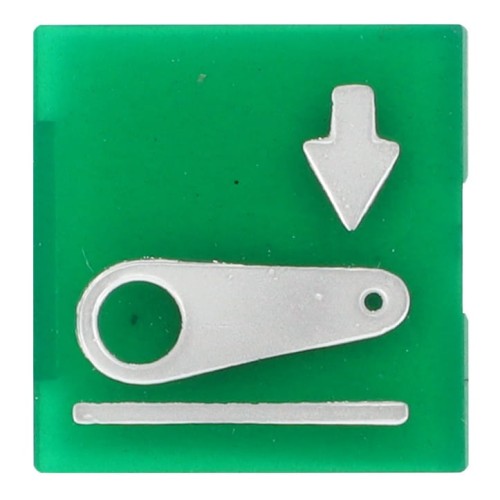 V33009810 Emblemat z symbolem zielony 