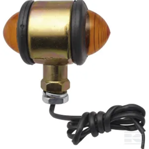 1400691020 Lampa kierunkowskazu, okrągła, pomarańczowa przykręcana