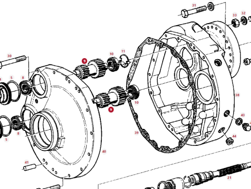 514100150150 Podwójny zębnik 