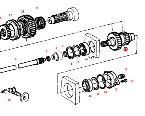 514100220230 Wałek WOM