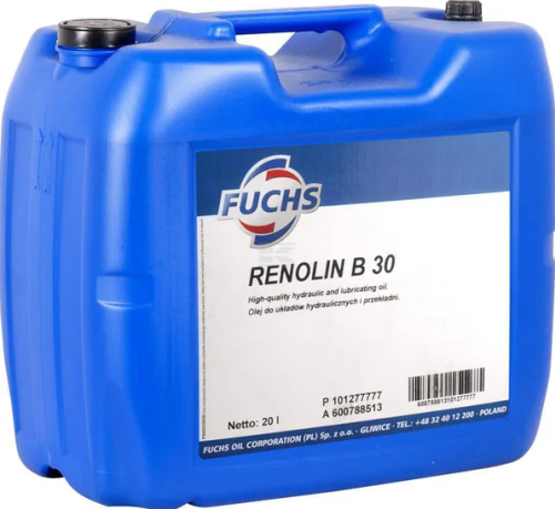 Olej hydrauliczny Fuchs Renolin B 30, 20L