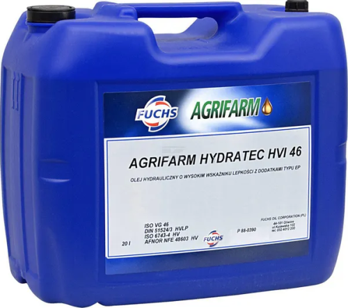 Olej Fuchs Agrifarm Hydratec HVI 46 opak 20L
