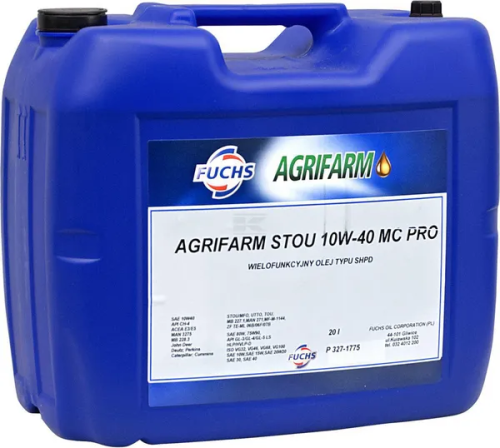 Olej Fuchs Agrifarm Stou 10W40 MC PRO, 20 L