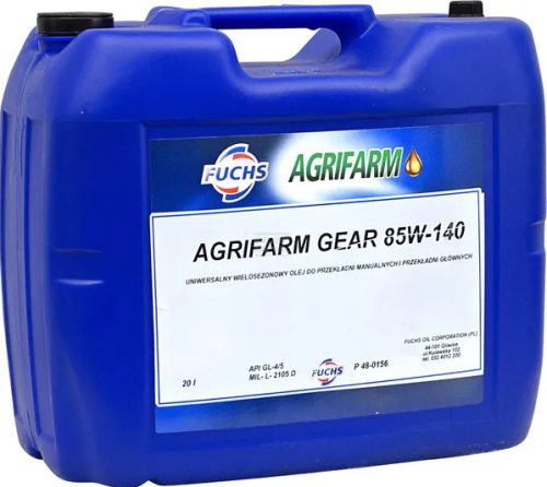 Olej przekładniowy Fuchs Agrifarm Gear 85W140, 20L