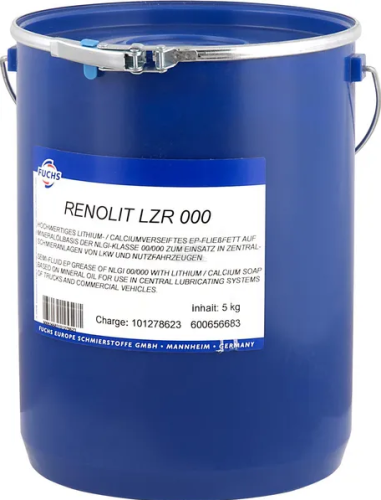 Smar półpłynny Fuchs Renolit LZR 000 Green, 5 kg