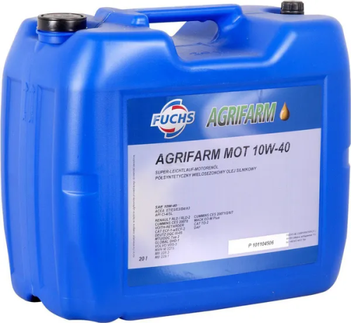 Olej Fuchs Agrifarm MOT 10W40 opak 20L