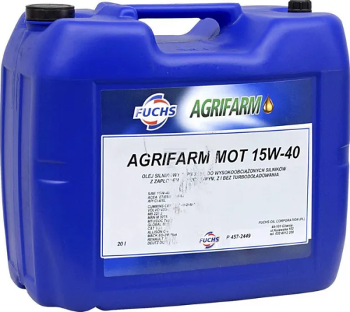 Olej silnikowy Fuchs Agrifarm MOT 15W40 opak 20L