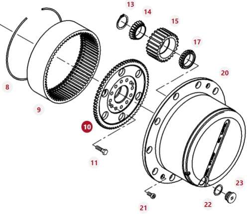 F718301020400 Wieniec koła