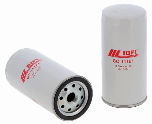 Filtr oleju SO11151 Hifi Filter do JCB 672 TA2G-187, G 165 QS, JS 300, JS 305, JS 330 NL, JS 370