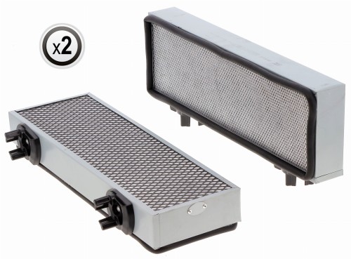 Filtr kabinowy komplet 2 szt (z węglem aktywnym) SC70004KITCAG Hifi Filter