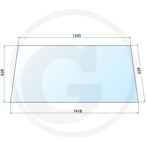 Szyba tylna Fendt Farmer 102, 103, 104, 105, 106, 108