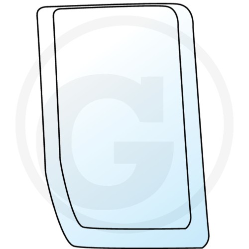 Szyba przednia dolna lewa Steyr CVT 6130, 6145, 6160, 6165, 6170, 6180, 6185, 6200, 6205, 6210, 6215, 6225, 6230