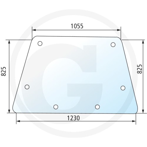 Szyba przednia Case IH XL 595, 695, 795, XL 743, 745, 844, 845, 856