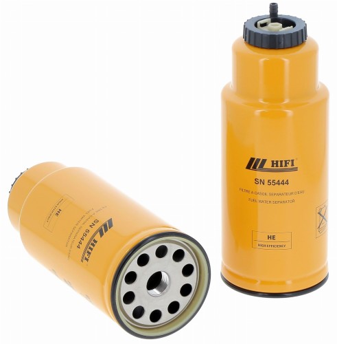Filtr paliwa SN55444 HIFI FILTER do CATERPILLAR: 980 M, 966 M, 966 M XE EPIROC: SMARTROC D 65-10 LF, SMARTROC C 50 ZB GROUP: THOR 1521 K HAMMELMANN: HDP 504