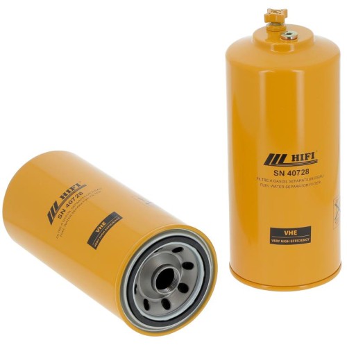 Filtr paliwa SN40728 Hifi Filter do CATERPILLAR: 725 C, 3512 E, 3516 E, 966 M