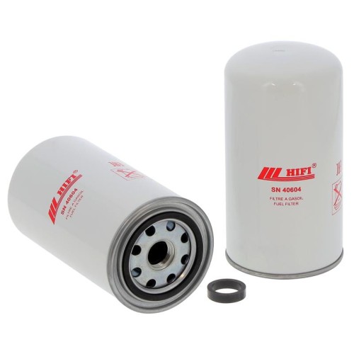 Filtr paliwa SN40604 HIFI FILTER do KOMATSU: PC 210-10, WA 380-8 DONGFENG: DFL 1311 KING LONG: 6127