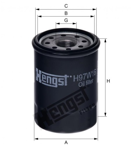 Filtr oleju H97W16