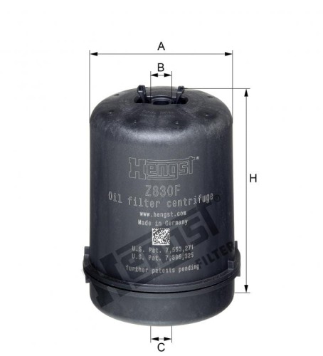 Filtr oleju Z830FD253