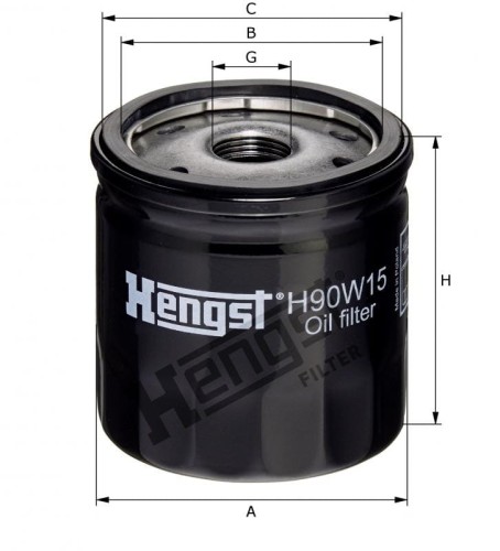 Filtr oleju H90W15