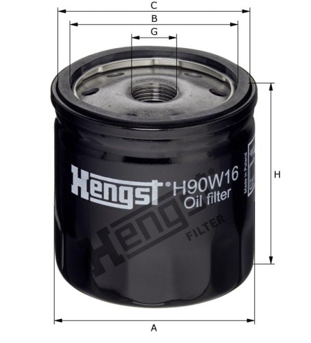 Filtr oleju H90W16