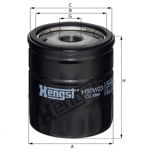 Filtr oleju H90W23
