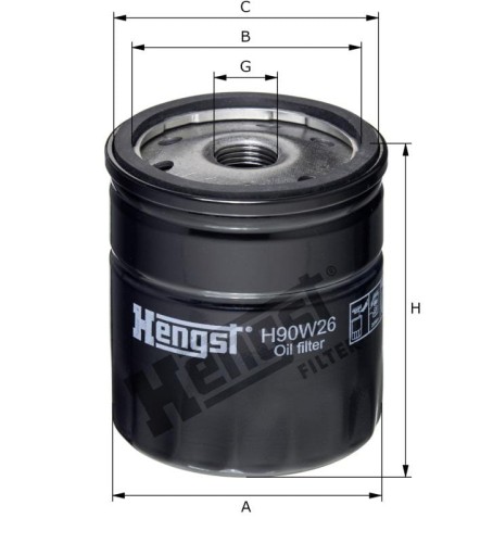 Filtr oleju H90W26