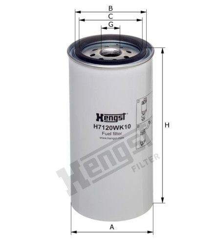 Filtr paliwa H7120WK10