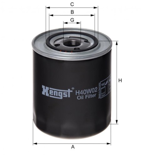 Filtr oleju H40W02