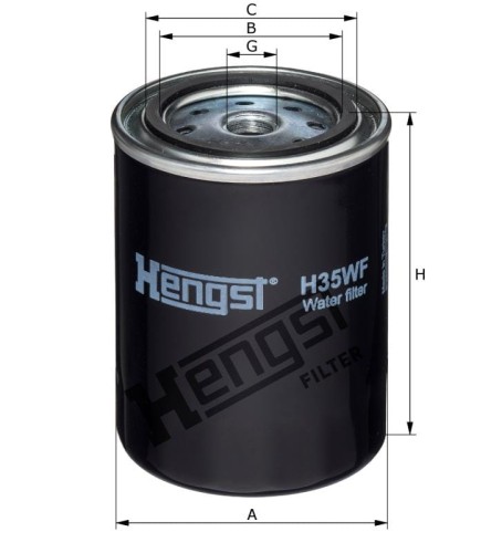 Filtr paliwa H35WF