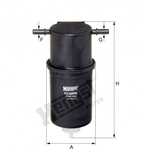 Filtr paliwa H349WK