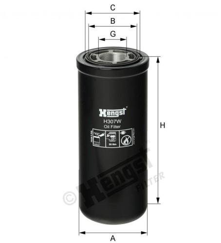 Filtr hydrauliczny H307W