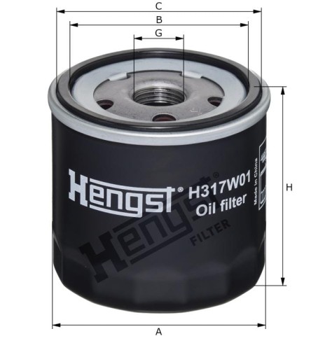 Filtr oleju H317W01