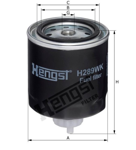 Filtr paliwa H289WK