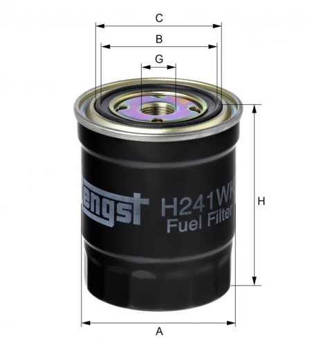 Filtr paliwa H241WK