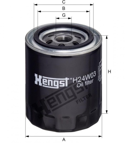 Filtr oleju H24W03