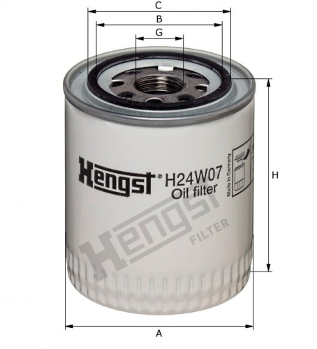 Filtr oleju H24W07