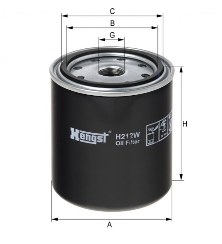 Filtr oleju H212W