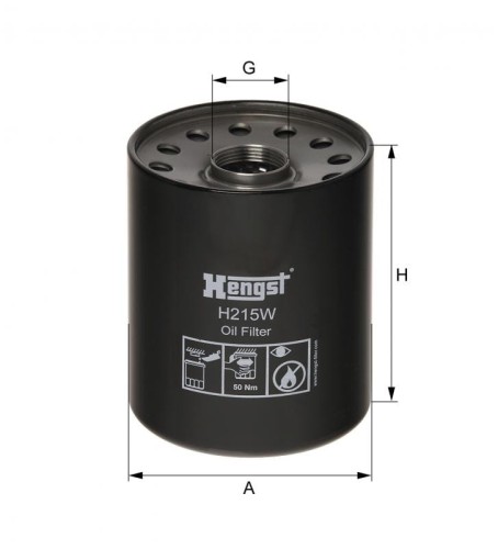 Filtr oleju H215W