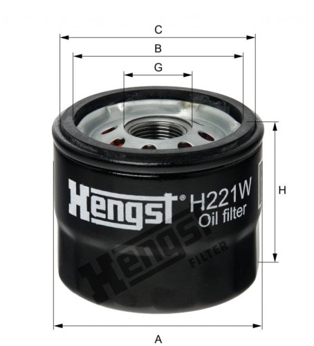 Filtr oleju H221W