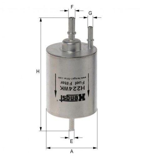 Filtr paliwa H224WK